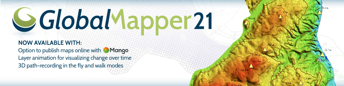 Global mapper free trial downloads